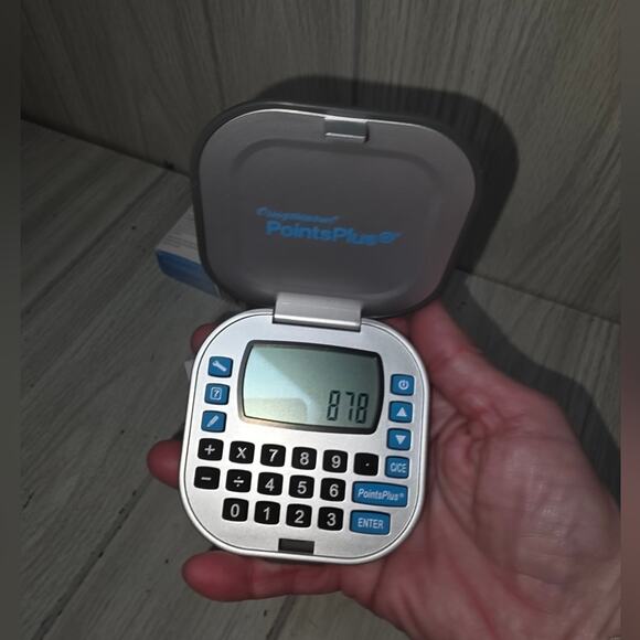 Weight Watchers Points Plus Calculator Device Blue/Gray New In Box - Picture 2 of 4